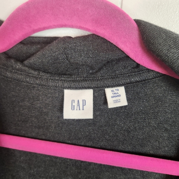 Gap Dark Gray Super Soft Cowl Neck Tunic Long Sleeve Knit Top Sweater XL Tall - Picture 5 of 8